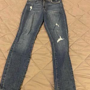 Women’s distressed Guess jeans, size 26 petite
